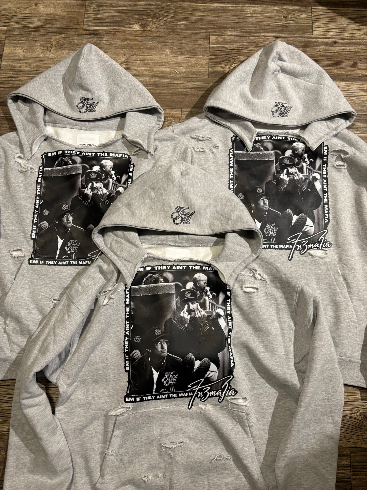 F*** EVERYTHING HOODIE( show off ya watch)